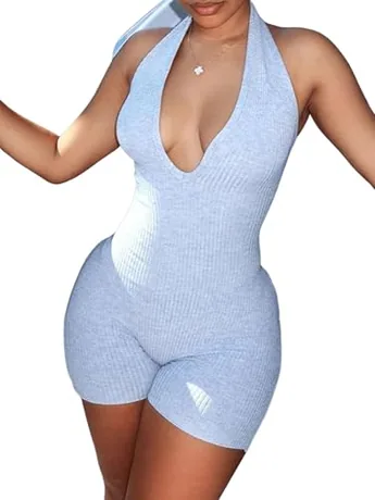Lace Jumpsuit, Grey (Medium)