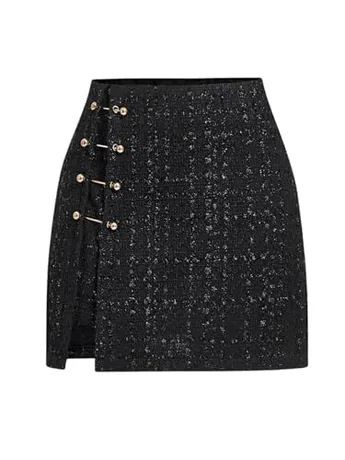 High Waisted Skirt, Black