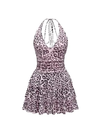 Mini Floral Dress, Pink