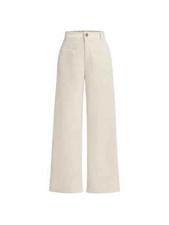 Wide Leg Trousers, Apricot (11 Years)