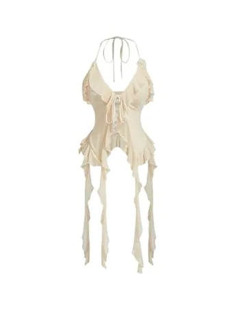 Backless Cami, Apricot (Small)