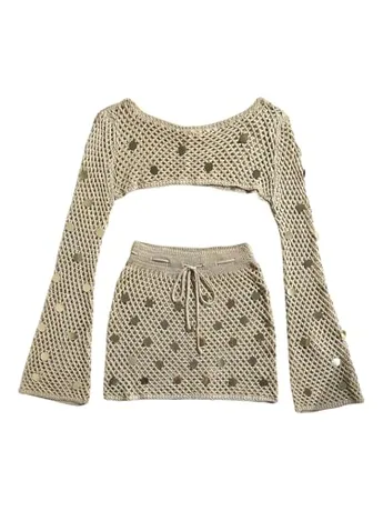 Sequin Swimsuit, Khaki