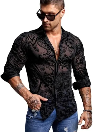 Mesh T-Shirt, Black