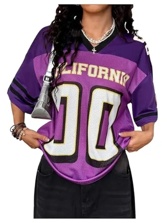 Short Sleeve Graphic T-Shirt, Purple (Medium)
