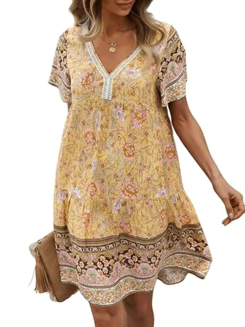 Lace Dress, Yellow