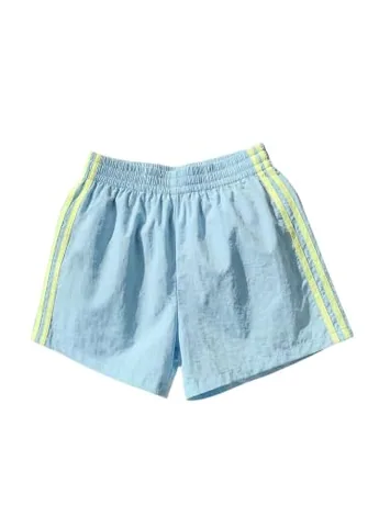 Striped Shorts, Light Blue