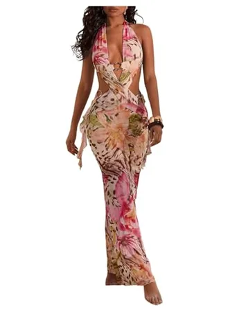Floral Dress, Pink (X-Small)