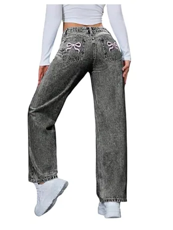 Petite Denim Jeans, Grey