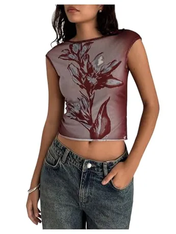 Mesh T-Shirt, Red