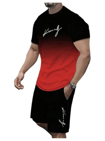 Graphic Outfit Set, Black
