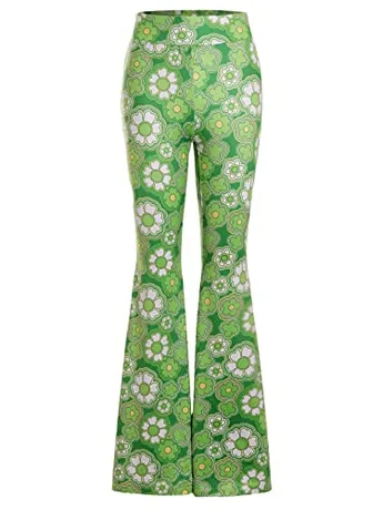 Floral Trousers, Green