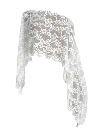 Lace Top, White (Small)