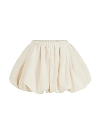 Mini Shorts, Beige (Small)