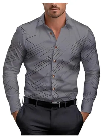Long Sleeve Dress, Grey