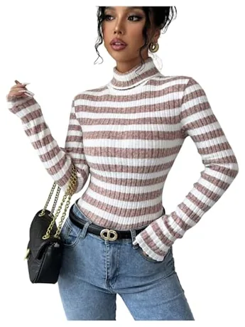 Long Sleeve Knit T-Shirt, Multicolour