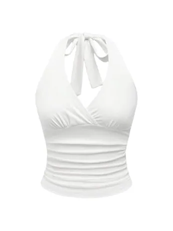Leopard Cami, White (XX-Large)