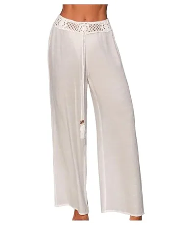 High Waisted Cover Up, White