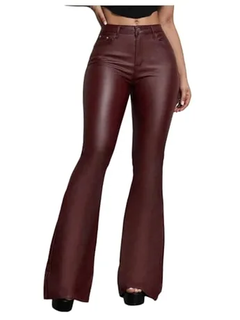 Leggings, Burgundy (Medium Tall)