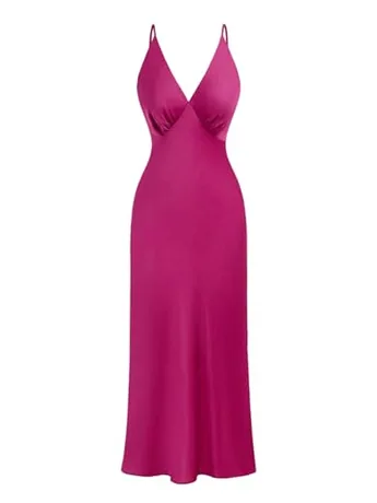 Satin Sleep Set, Red (sleeveless)