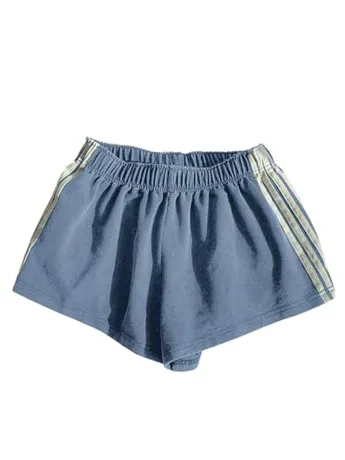 Striped Shorts, Blue (Small)