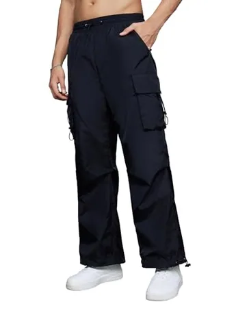 Wide Leg Leggings, Black
