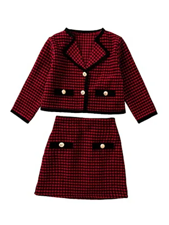 Outfit Set, Red (long sleeve)