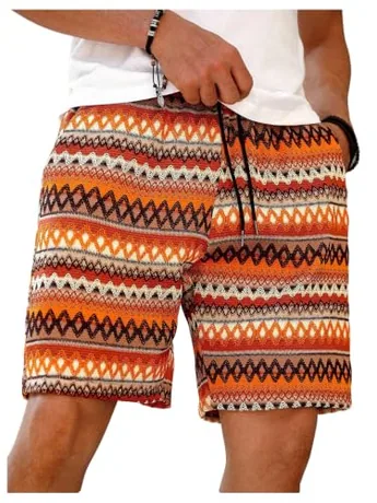 Striped Shorts, Multicolour (4X-Large)