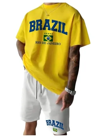 Graphic Outfit Set, Yellow (X-Large)
