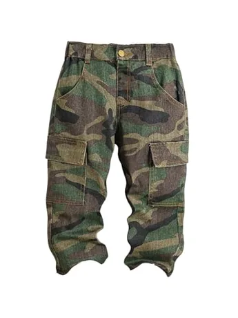 Denim Jeans, Army Green (7 Years)