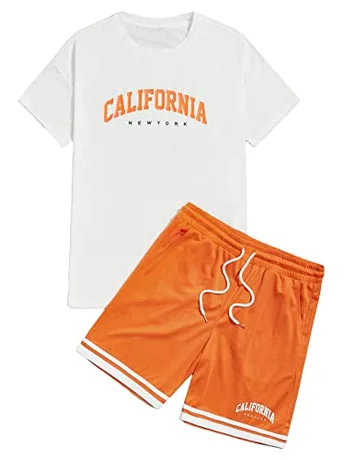 Outfit Set, Orange (drawstring)
