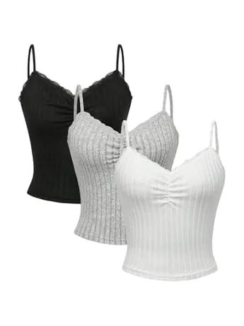 Lace Cami, Black (Large)