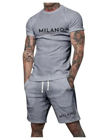 Graphic Outfit Set, Grey (Medium)
