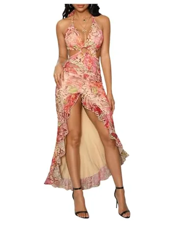 Floral Dress, Pink