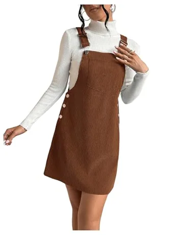 Sleeveless Dress, Coffee