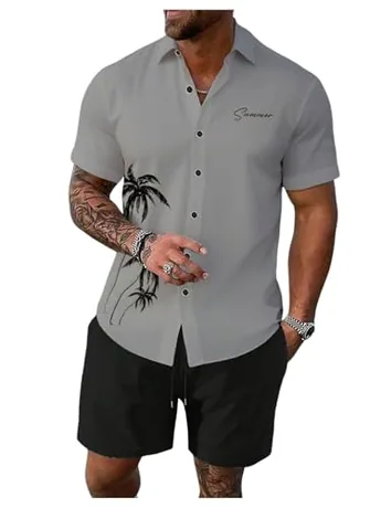 Outfit Set, Grey (5X-Large Plus)
