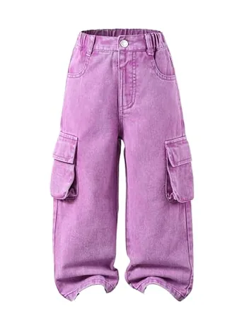 Denim Jeans, Purple (7 Years)