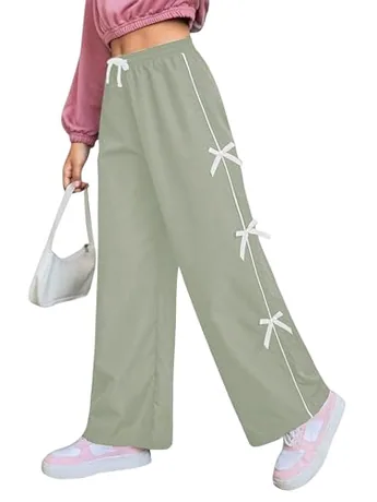Wide Leg Leggings, Mint (9 Years)