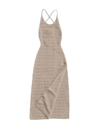 Maxi Knit Cover Up, Khaki
