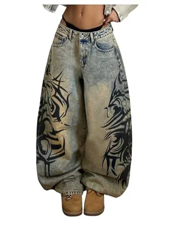 Wide Leg Denim Jeans