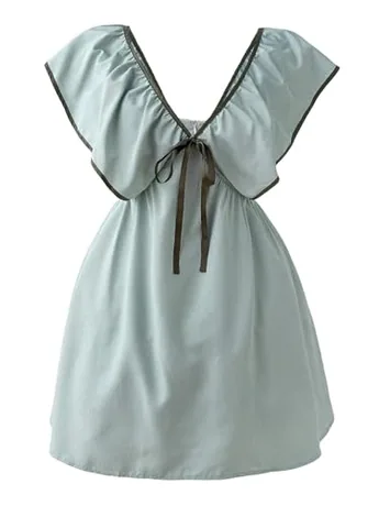Plus Size Ruffle Dress, Mint