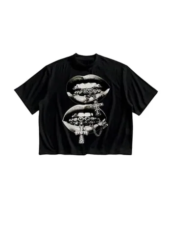 Short Sleeve Graphic T-Shirt, Black