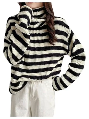Long Sleeve Knit Knitwear, Black