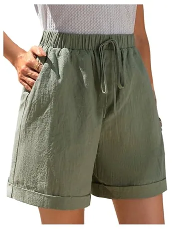 Shorts, Green (drawstring)