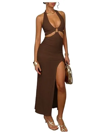 Bodycon Dress, Coffee